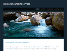Tablet Screenshot of keystonecounselingservices.org